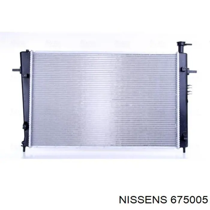 675005 Nissens radiador refrigeración del motor