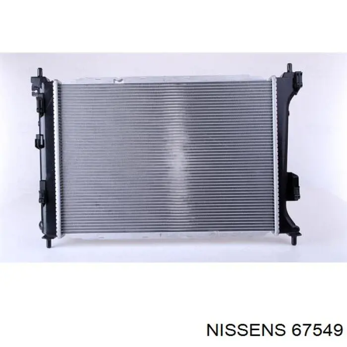 67549 Nissens radiador refrigeración del motor