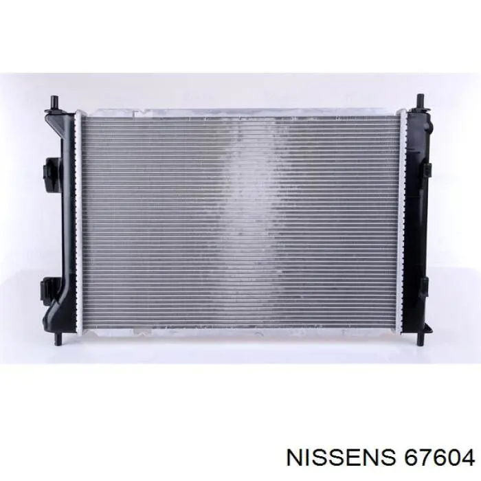 67604 Nissens radiador refrigeración del motor