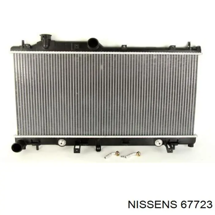 67723 Nissens radiador refrigeración del motor