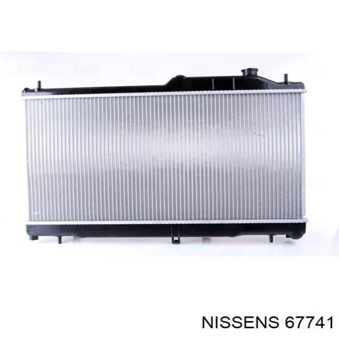 67741 Nissens radiador refrigeración del motor