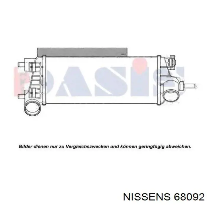 68092 Nissens radiador