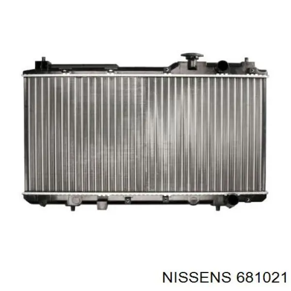 681021 Nissens radiador refrigeración del motor