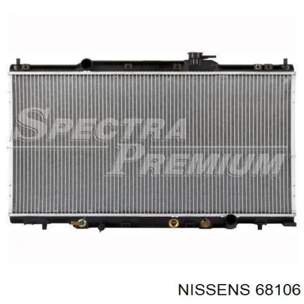 68106 Nissens radiador refrigeración del motor