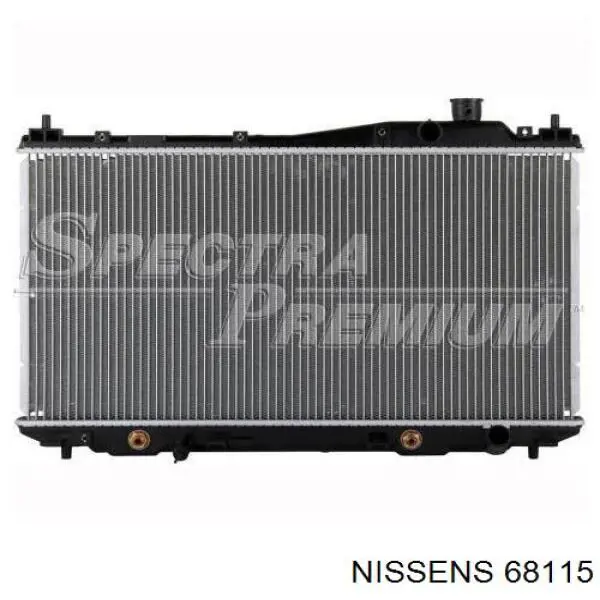 68115 Nissens radiador refrigeración del motor