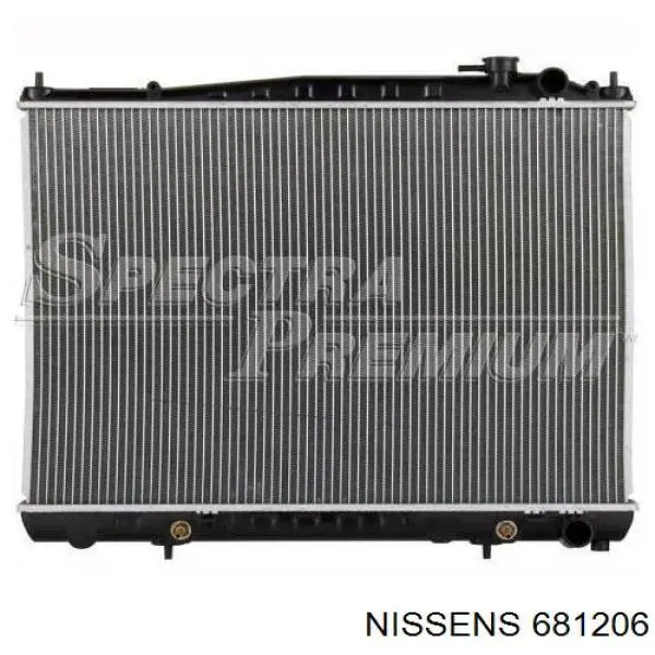 681206 Nissens radiador refrigeración del motor