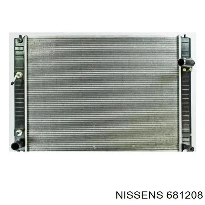 681208 Nissens radiador refrigeración del motor