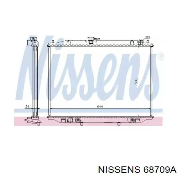 Comprar 214507F001 Nissan/Infiniti Radiador de auto