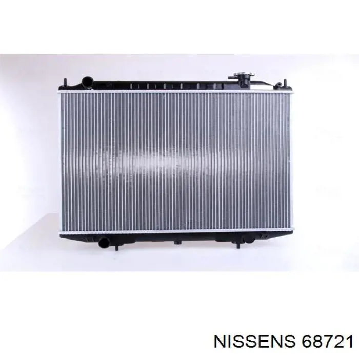 68721 Nissens radiador refrigeración del motor