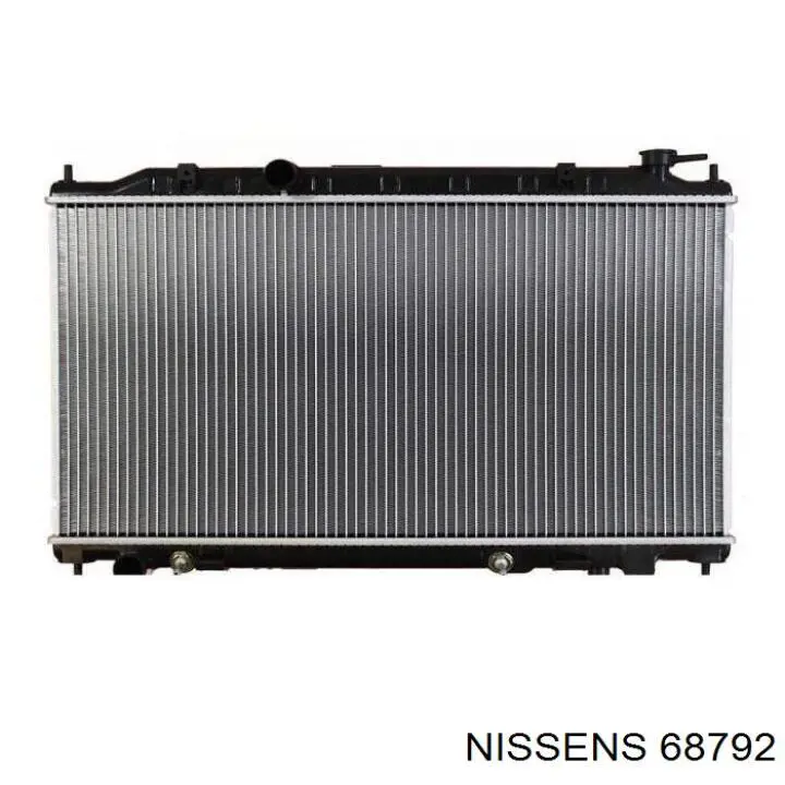 68792 Nissens radiador refrigeración del motor