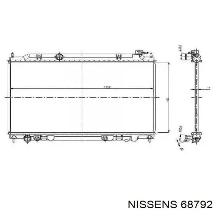 56080 NRF Refrigeración del motor