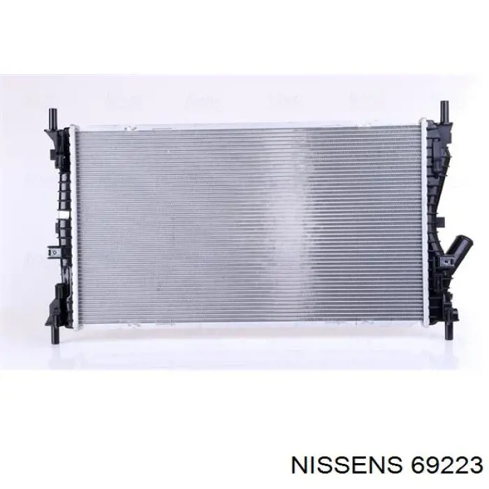 69223 Nissens radiador refrigeración del motor