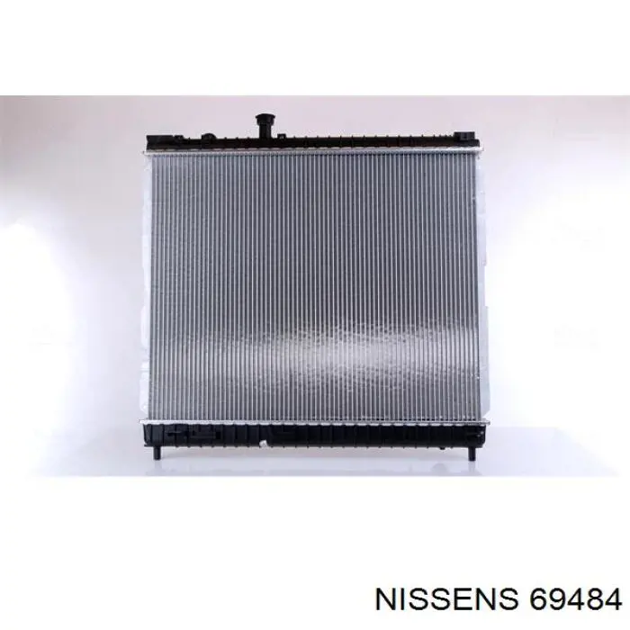 69484 Nissens radiador refrigeración del motor