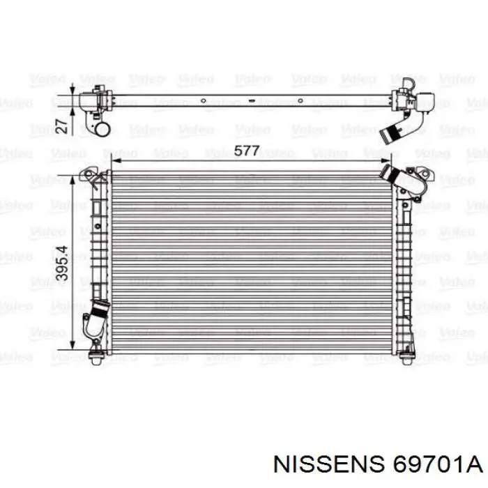 Comprar 06002307 VAN Wezel Radiador de auto