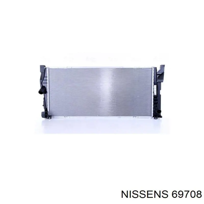 69708 Nissens radiador refrigeración del motor