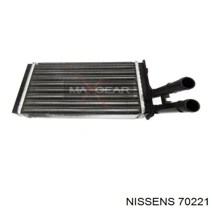 70221 Nissens radiador de calefacción
