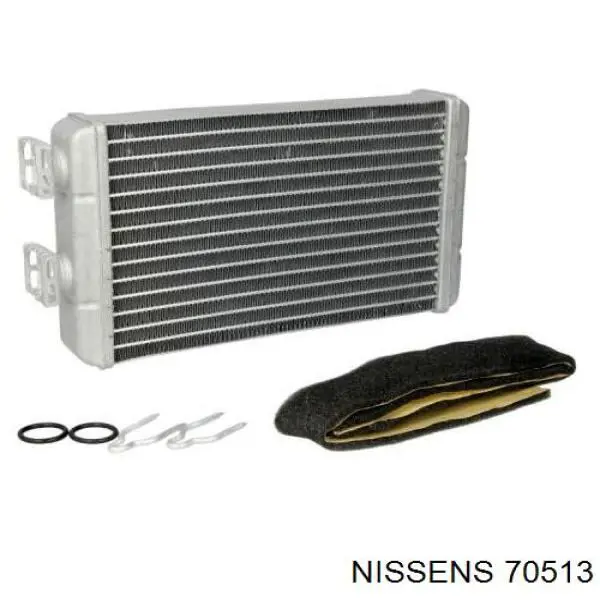 70513 Nissens radiador de calefacción