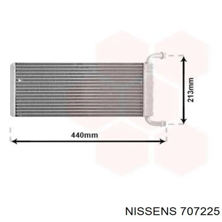 Radiador de calefacción trasero para Mercedes Viano (W639)