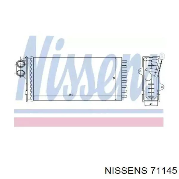 Comprar 71145 Nissens Radiador calefacción
