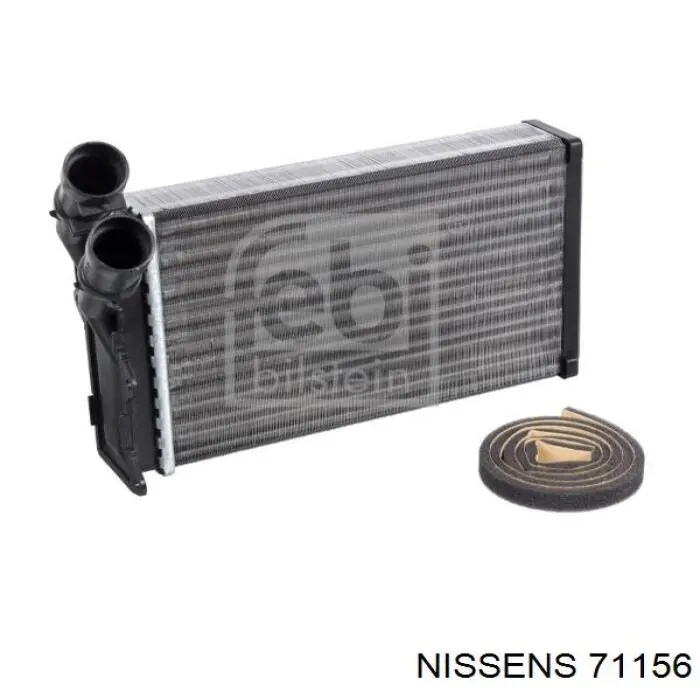 Radiador de calefacción Nissens 71156 precio, desde 22,83 EUR