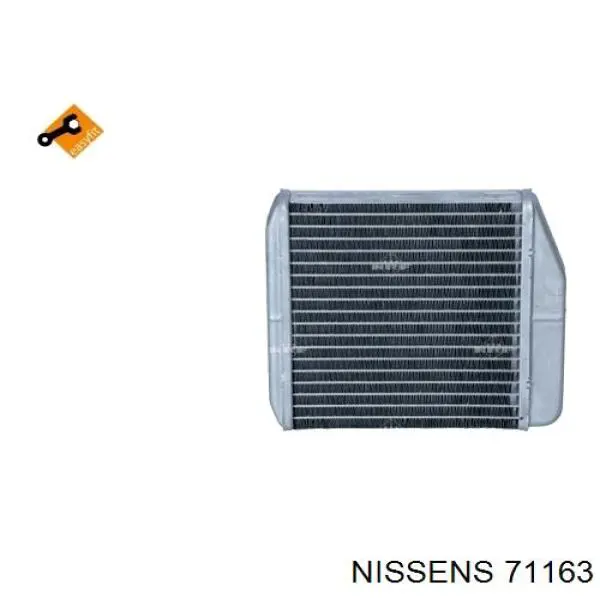 Radiador calefacción 71163 Nissens