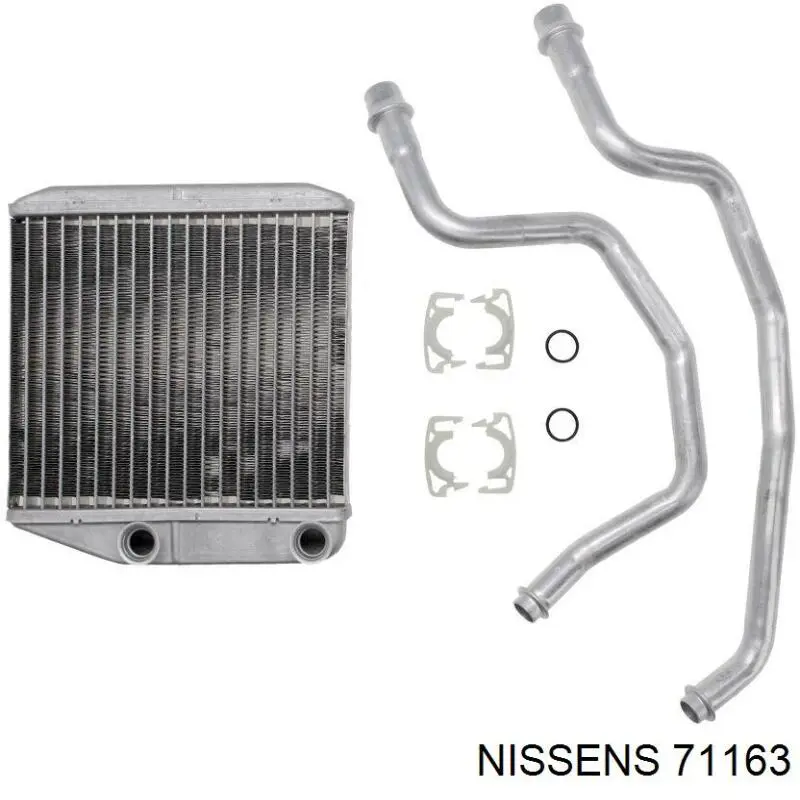 71163 Nissens radiador de calefacción