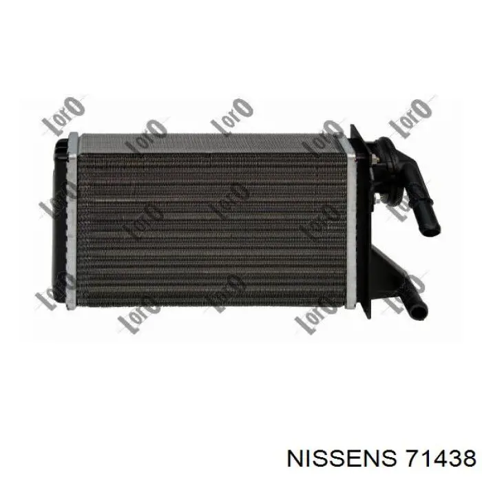 71438 Nissens radiador de calefacción