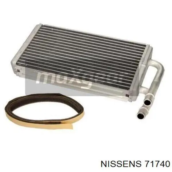 71740 Nissens radiador de calefacción