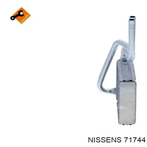 71744 Nissens Radiador interior