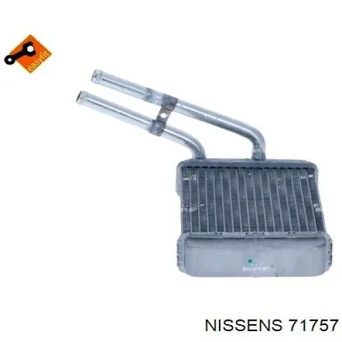 71757 Nissens radiador de calefacción