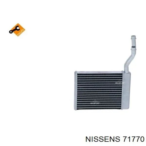 Radiador de calefacción Nissens 71770 precio, desde 82,76 EUR