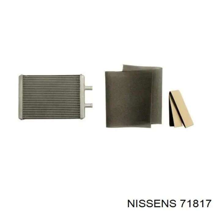 71817 Nissens radiador de calefacción