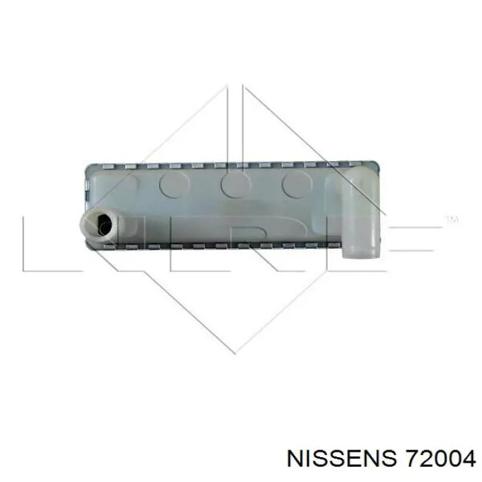 Radiador de calefacción Nissens 72004 precio, desde 34,99 EUR
