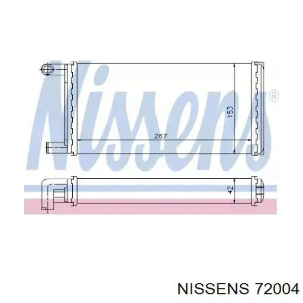 Comprar 72004 Nissens Radiador calefacción