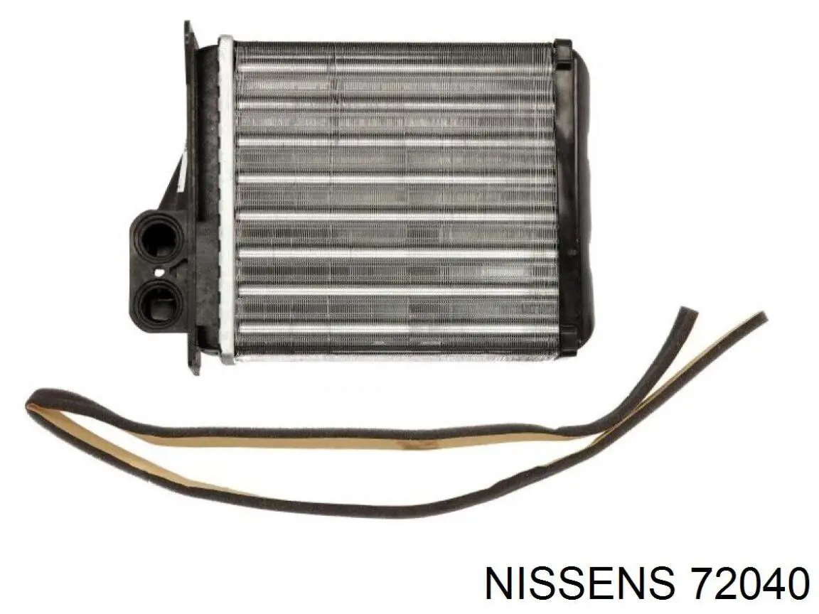 Radiador de calefacción trasero Nissens 72040 precio, desde 22,53 EUR