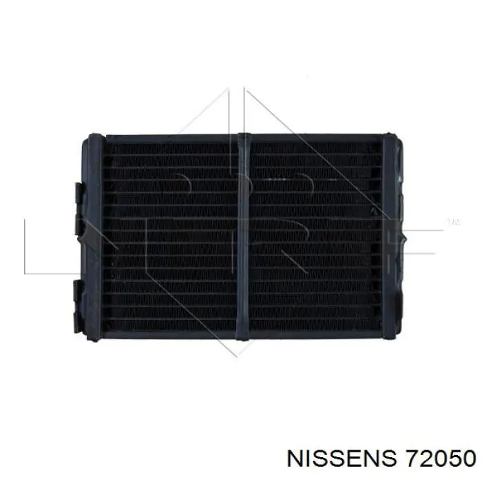 72050 Nissens radiador de calefacción