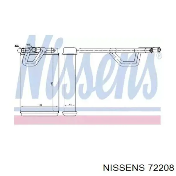 Comprar 27140EB31A Nissan/Infiniti Radiador calefacción