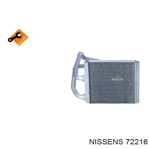 Radiador de calefacción Nissens 72216 precio, desde 78,83 EUR