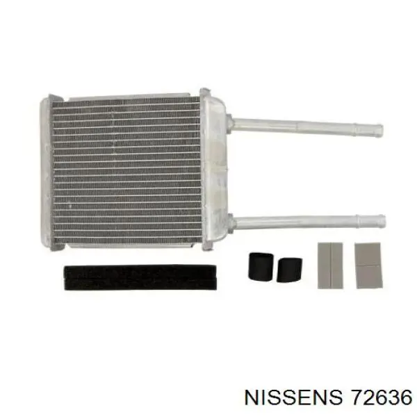 Radiador calefacción 72636 Nissens