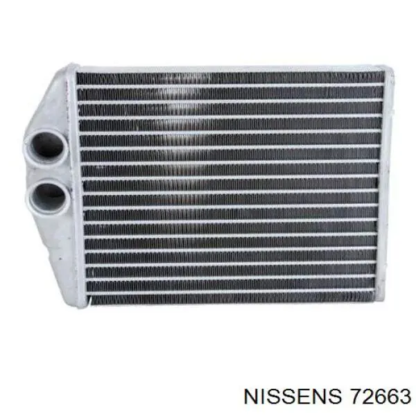 72663 Nissens radiador de calefacción