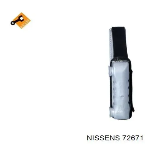 Radiador calefacción 72671 Nissens