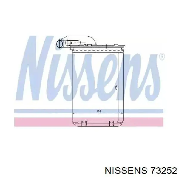 Comprar 73252 Nissens Radiador calefacción