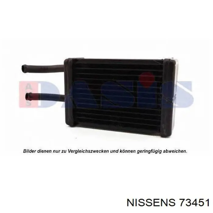 Radiador de calefacción Nissens 73451 precio, desde 27,24 EUR