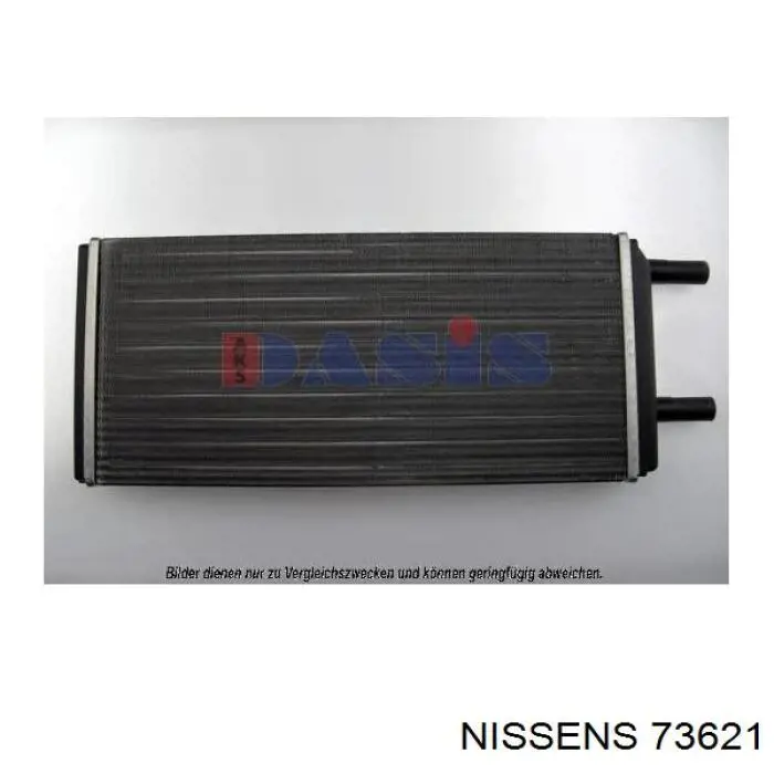 73621 Nissens radiador de calefacción