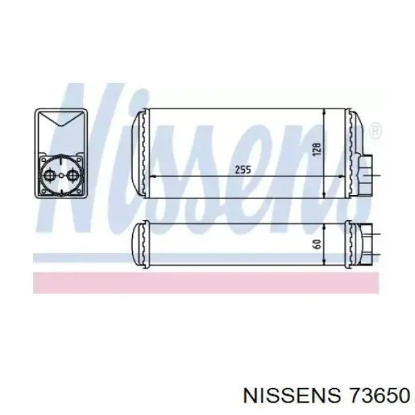 Comprar 73650 Nissens Radiador calefacción