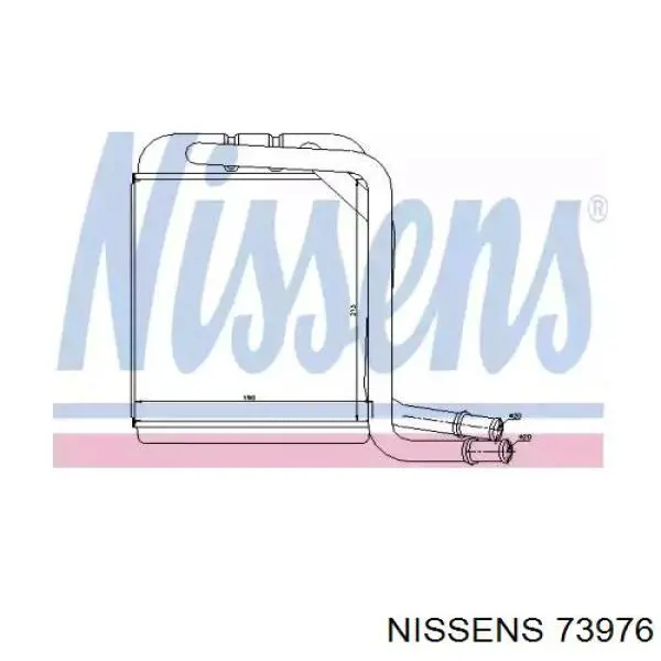 Comprar 73976 Nissens Radiador calefacción