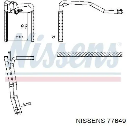 Radiador de calefacción Hyundai/Kia 971384P000 precio, desde 73,46 EUR