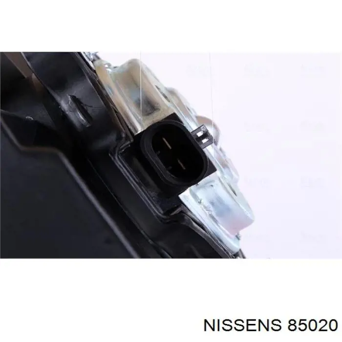 85020 Nissens difusor de radiador, ventilador de refrigeración, condensador del aire acondicionado, completo con motor y rodete