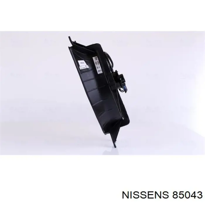 85043 Nissens difusor de radiador, ventilador de refrigeración, condensador del aire acondicionado, completo con motor y rodete