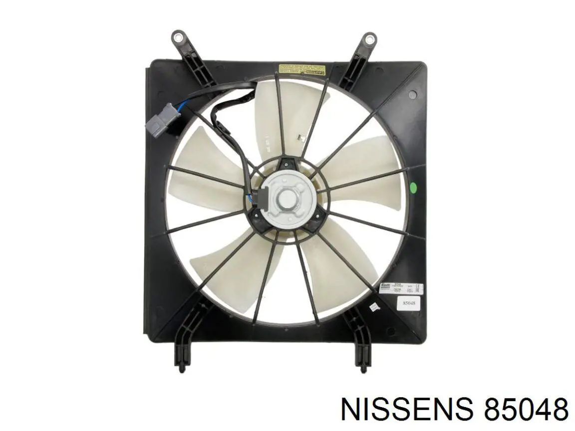 85048 Nissens difusor de radiador, ventilador de refrigeración, condensador del aire acondicionado, completo con motor y rodete